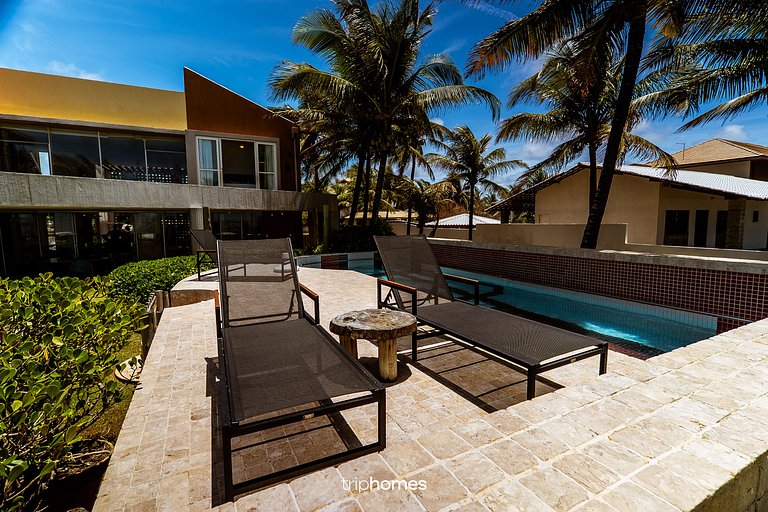 Lujo y comodidad frente al mar en Guarajuba/BA