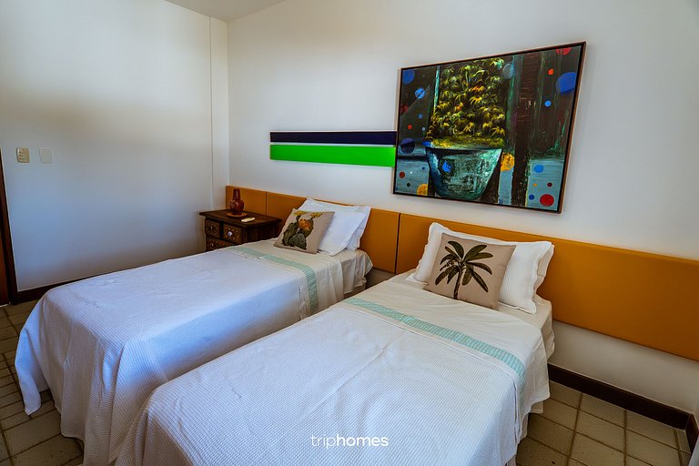 Lujo y comodidad frente al mar en Guarajuba/BA