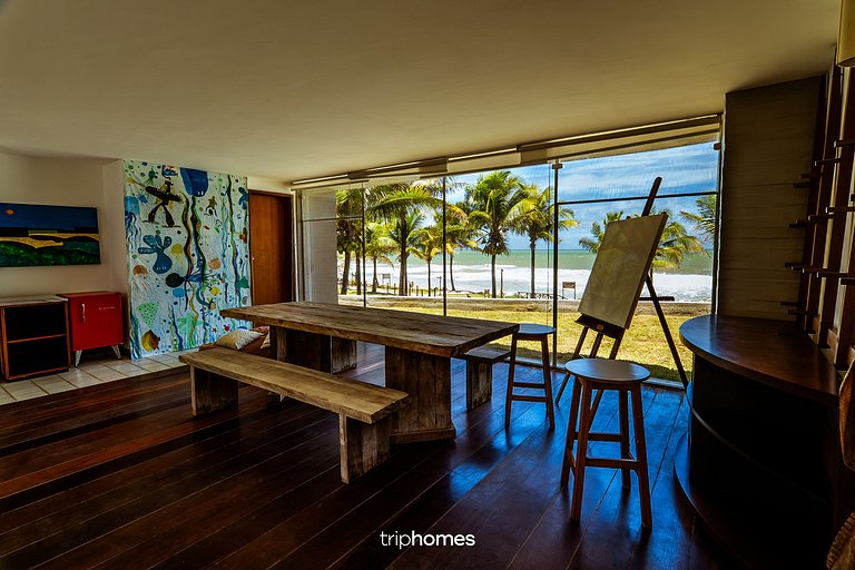 Lujo y comodidad frente al mar en Guarajuba/BA