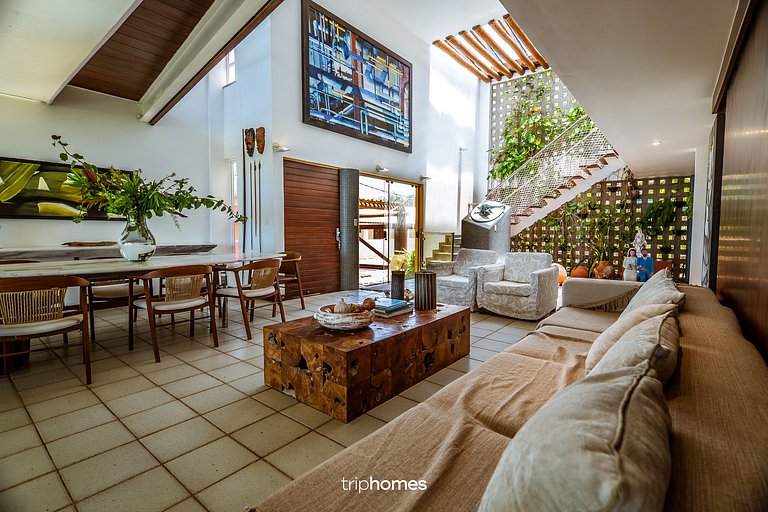 Lujo y comodidad frente al mar en Guarajuba/BA