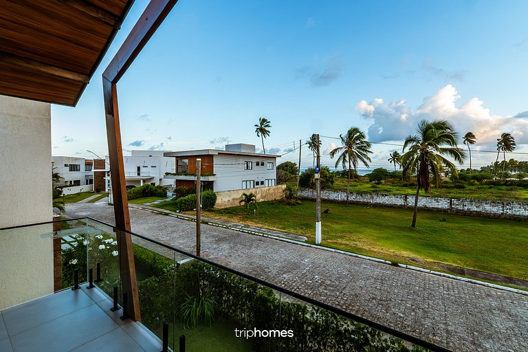 Casa moderna frente al mar en Paripueira/AL