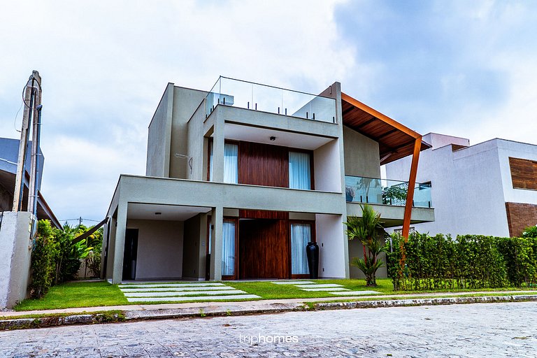 Modern house beachfront condominium Paripueira/AL