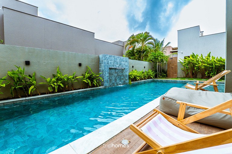 Modern house beachfront condominium Paripueira/AL