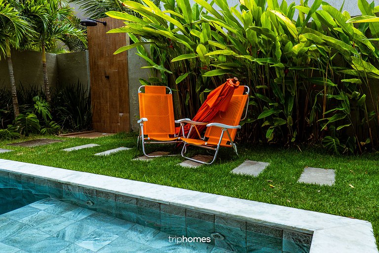 Modern house beachfront condominium Paripueira/AL