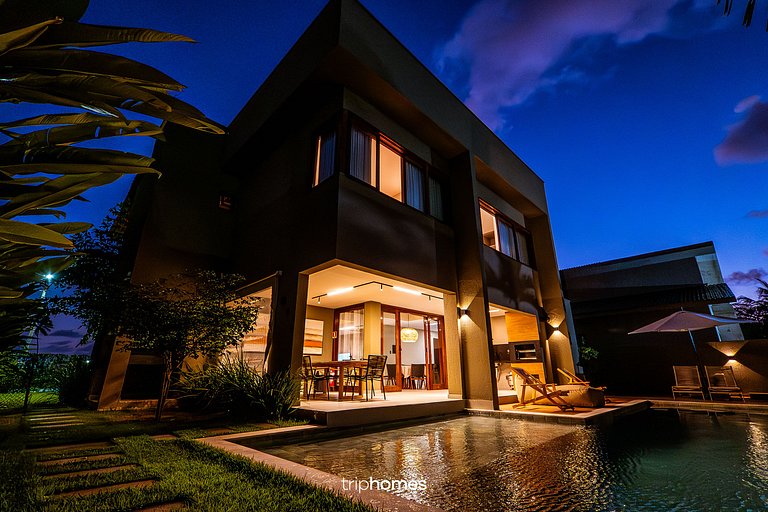 Casa Moderna em Cond. Beira-Mar em Paripueira/AL