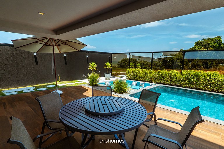 Casa Moderna con piscina privada en Ilhéus/BA