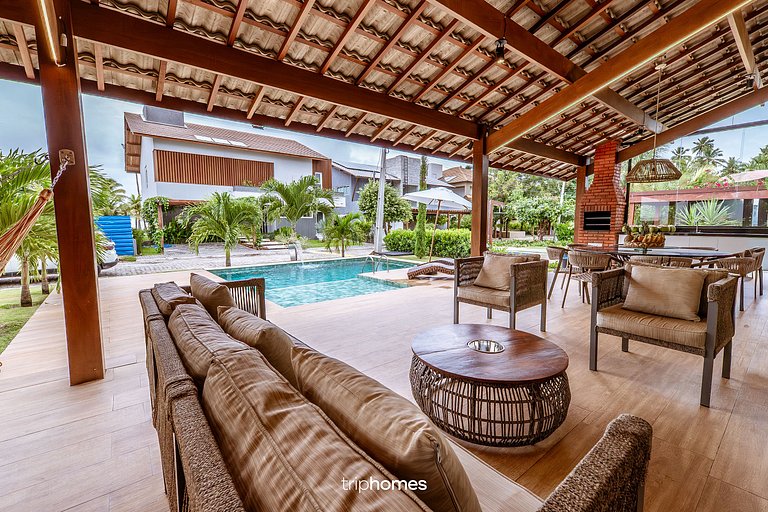 Casa de Lujo 50m Playa Condominio, Maragogi/AL