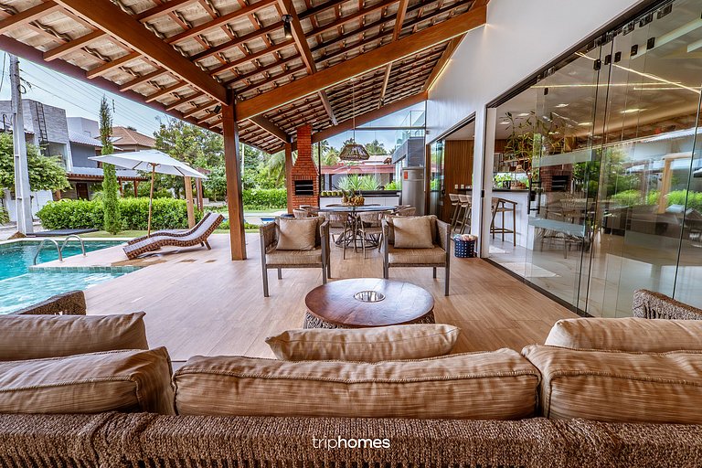 Casa de Luxo 50m praia em Condomínio, Maragogi/AL