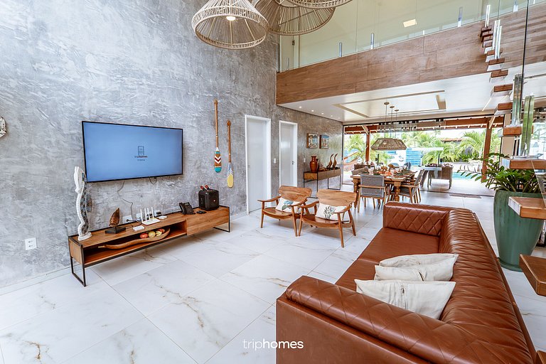 Casa de Luxo 50m praia em Condomínio, Maragogi/AL