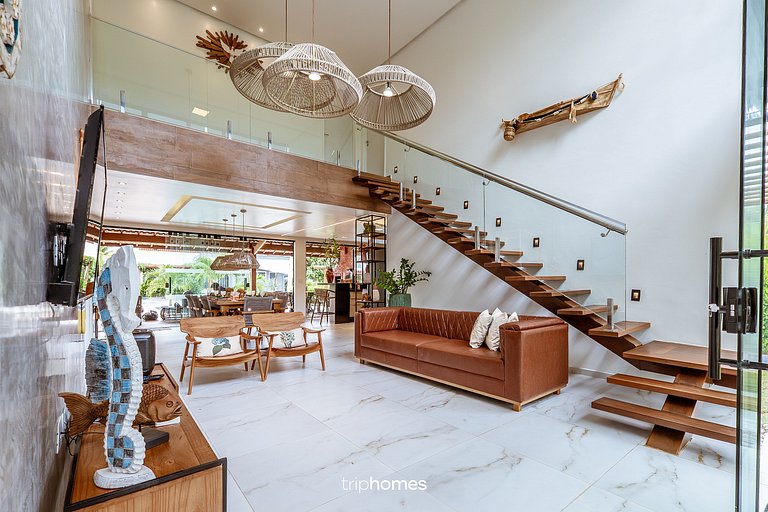 Casa de Luxo 50m praia em Condomínio, Maragogi/AL