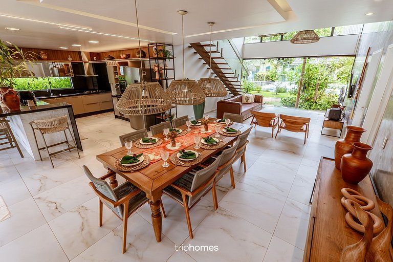 Casa de Luxo 50m praia em Condomínio, Maragogi/AL