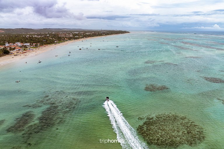 Casa de Lujo 50m Playa Condominio, Maragogi/AL