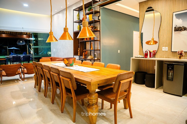 Casa de Luxo Pé na Areia em Cond. Maragogi/AL