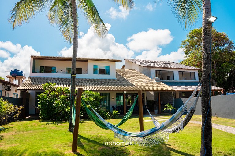Casa de Luxo Pé na Areia em Cond. Maragogi/AL
