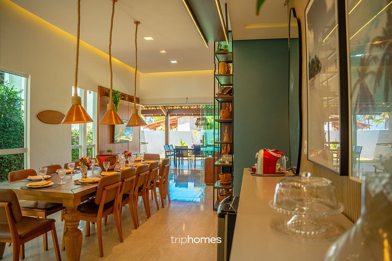 Large Beachfront House in Condo, Maragogi, Alagoas