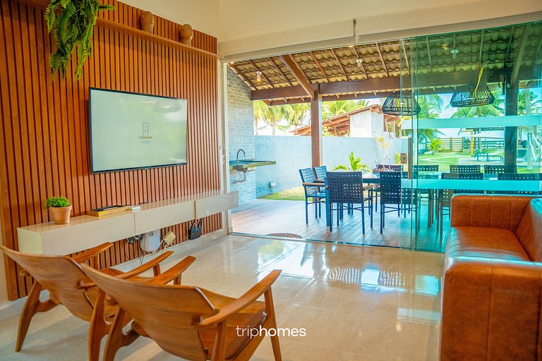 Large Beachfront House in Condo, Maragogi, Alagoas