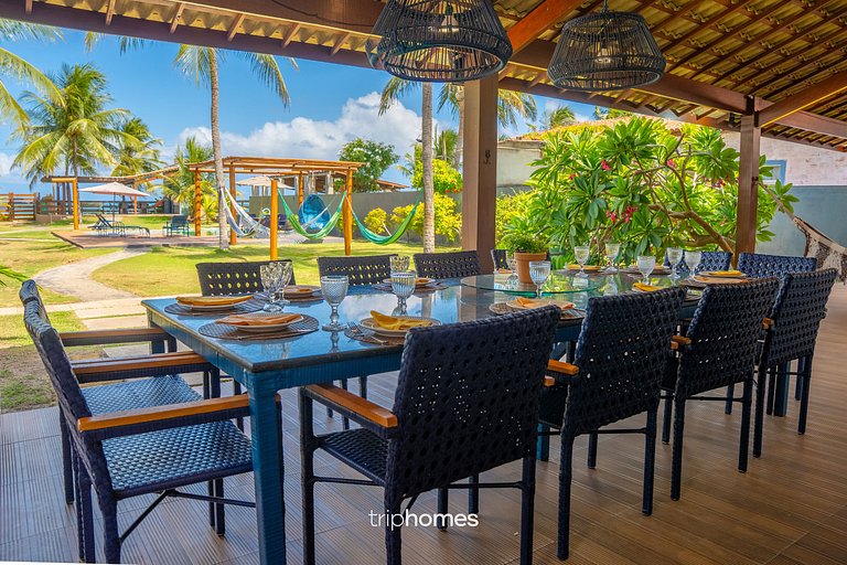 Large Beachfront House in Condo, Maragogi, Alagoas