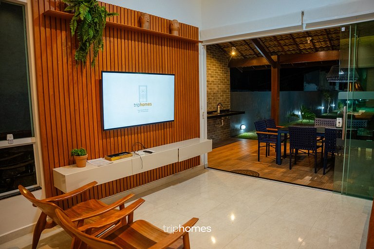 Casa de Luxo Pé na Areia em Cond. Maragogi/AL