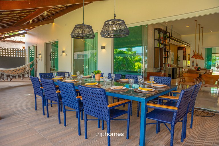 Casa de Luxo Pé na Areia em Cond. Maragogi/AL