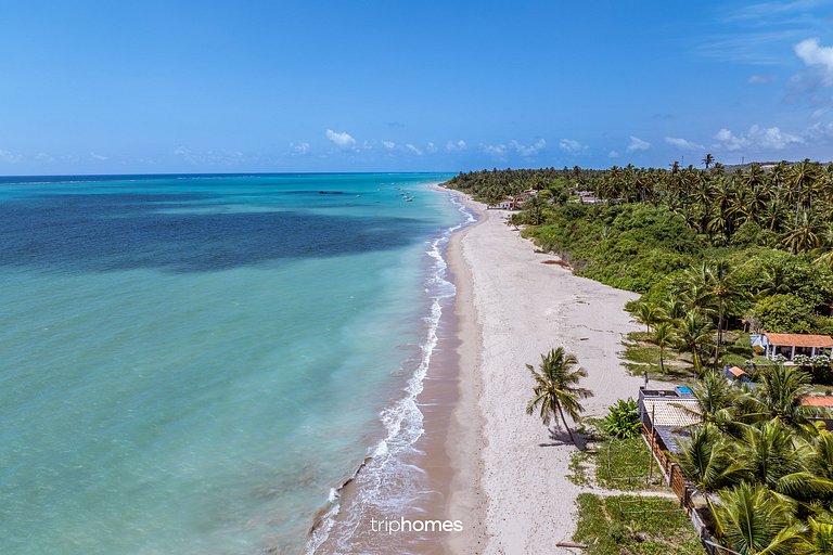 Large Beachfront House in Condo, Maragogi, Alagoas