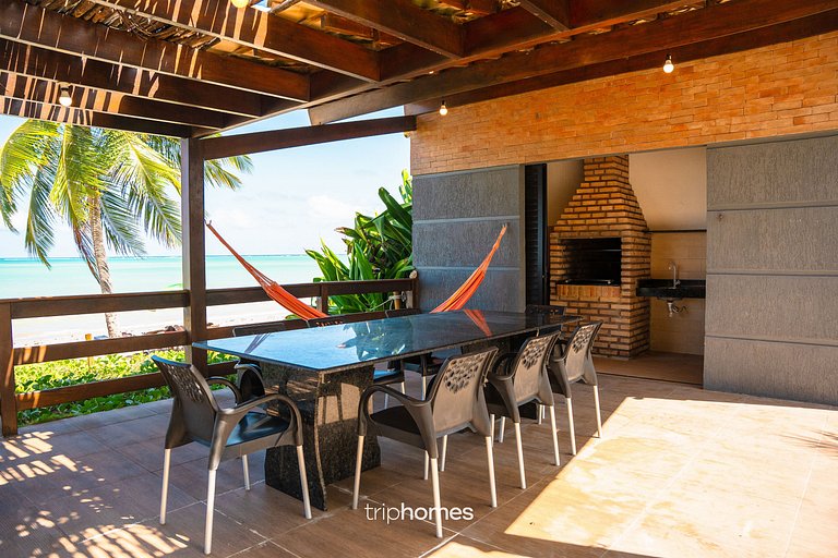 Casa de Luxo Pé na Areia em Cond. Maragogi/AL