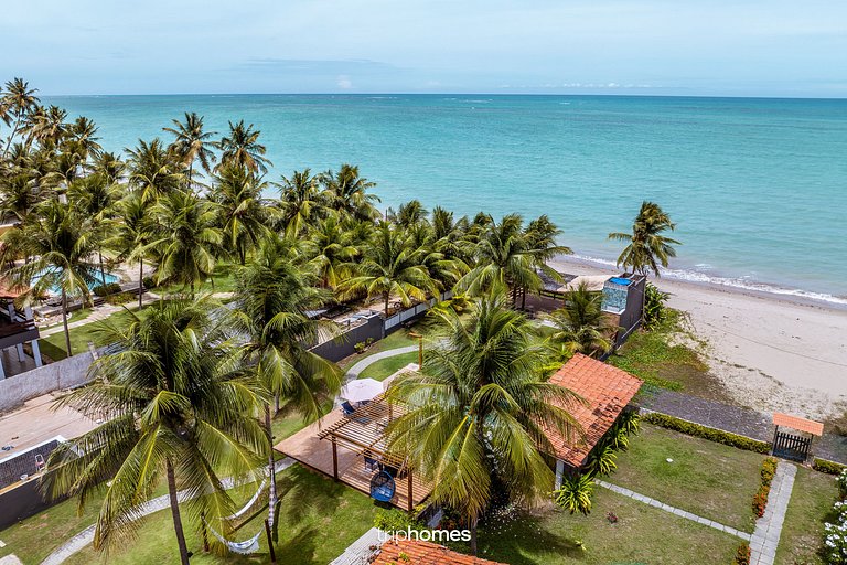 Casa de Luxo Pé na Areia em Cond. Maragogi/AL