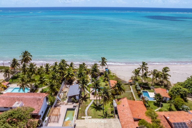 Casa de Luxo Pé na Areia em Cond. Maragogi/AL