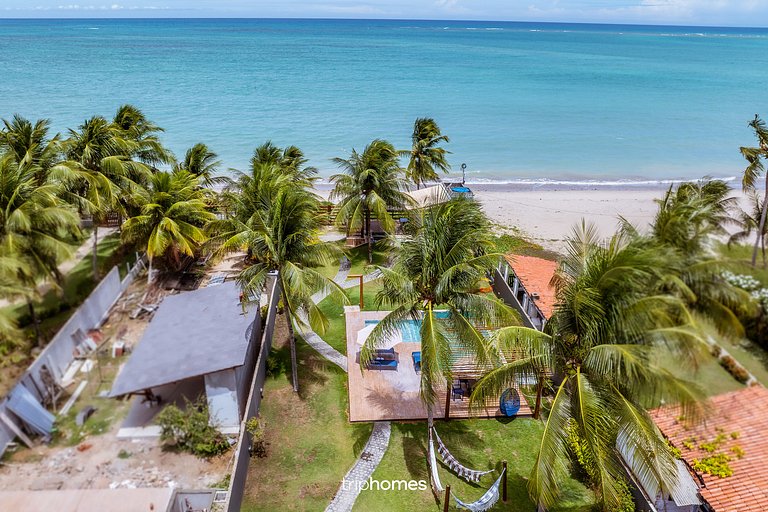 Casa de Luxo Pé na Areia em Cond. Maragogi/AL