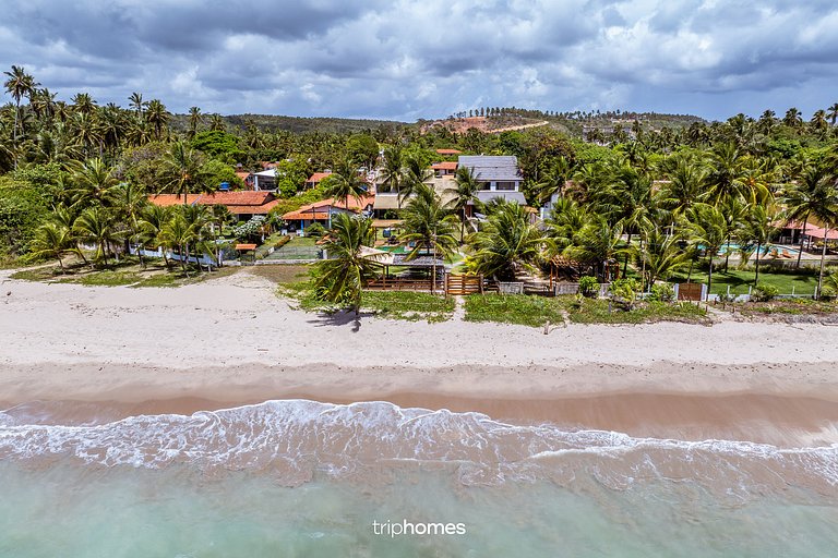Casa de Luxo Pé na Areia em Cond. Maragogi/AL