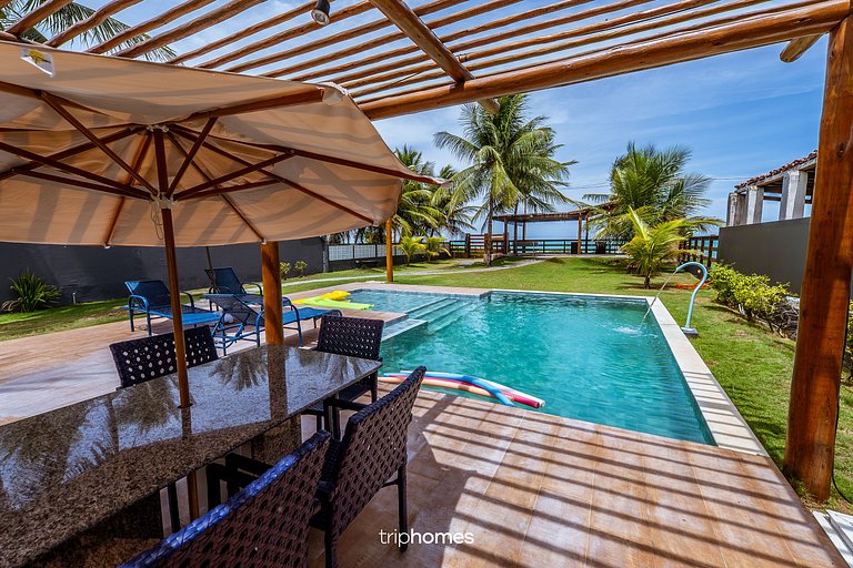 Casa de Luxo Pé na Areia em Cond. Maragogi/AL