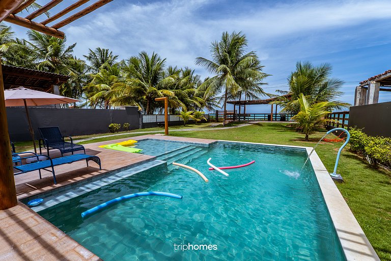 Large Beachfront House in Condo, Maragogi, Alagoas