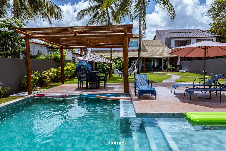 Casa de Luxo Pé na Areia em Cond. Maragogi/AL