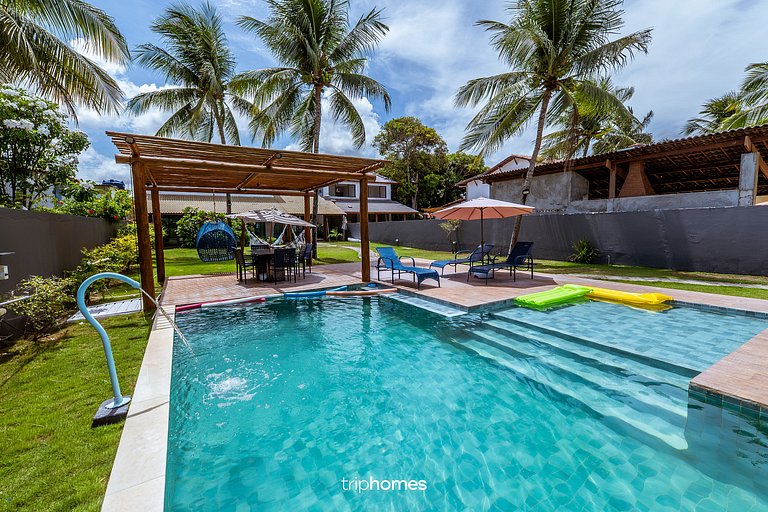 Casa de Luxo Pé na Areia em Cond. Maragogi/AL