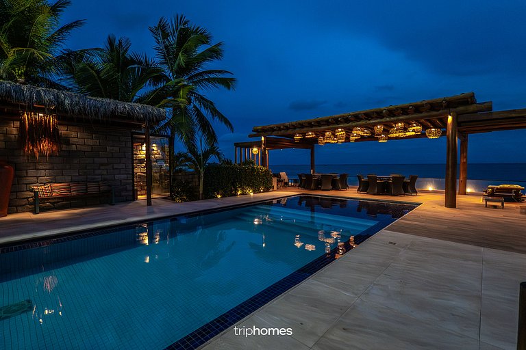 Beachfront Mansion in Serrambi, Pernambuco
