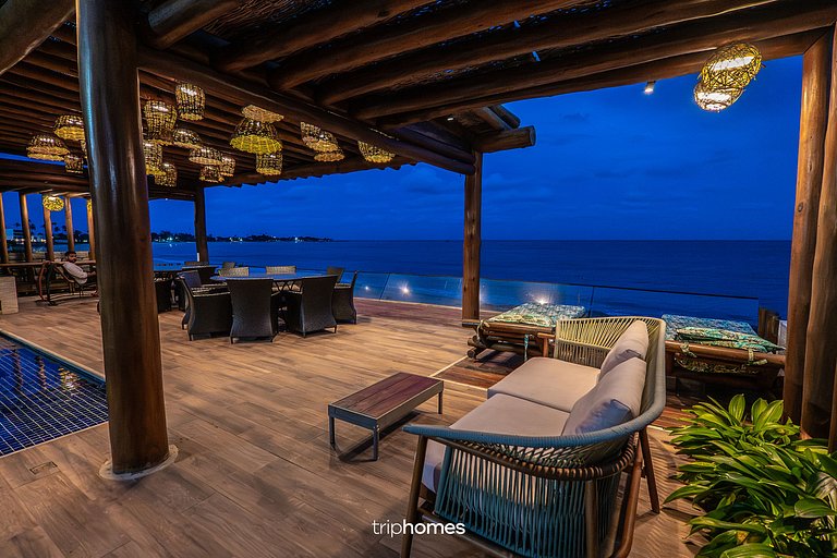 Mansão de Luxo Pé na Areia Praia de Serrambi - PE