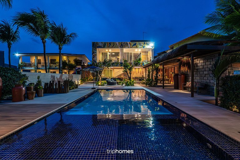 Beachfront Mansion in Serrambi, Pernambuco