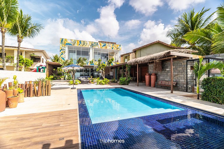 Beachfront Mansion in Serrambi, Pernambuco