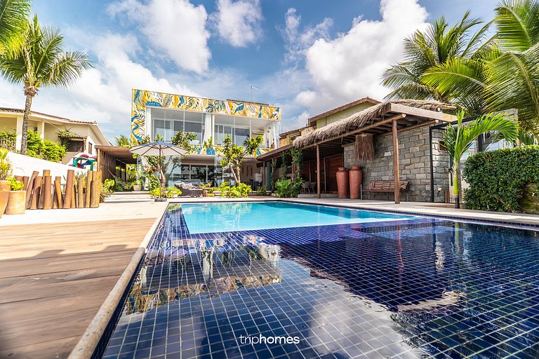 Beachfront Mansion in Serrambi, Pernambuco