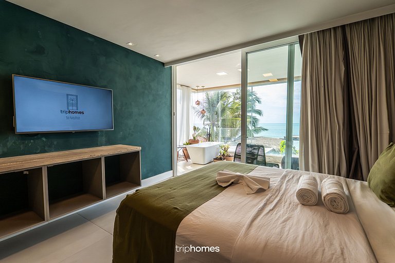 Mansão de Luxo Pé na Areia Praia de Serrambi - PE