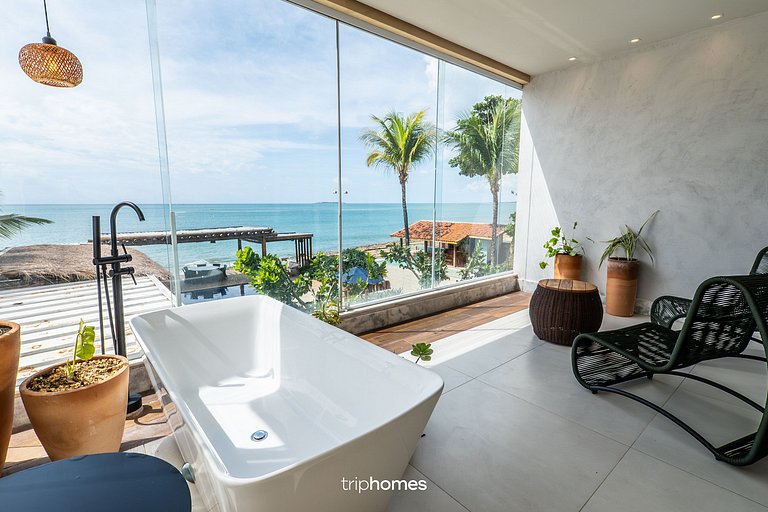 Mansão de Luxo Pé na Areia Praia de Serrambi - PE