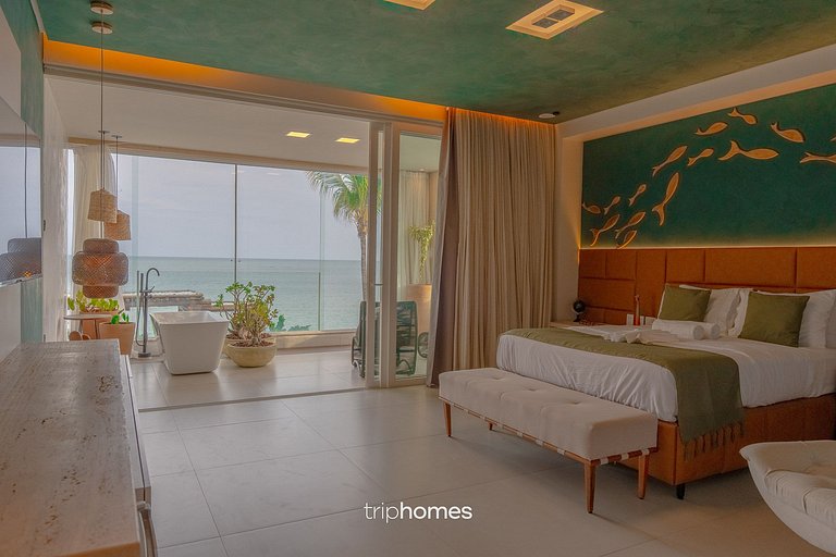 Mansão de Luxo Pé na Areia Praia de Serrambi - PE
