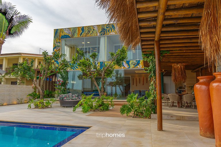 Beachfront Mansion in Serrambi, Pernambuco