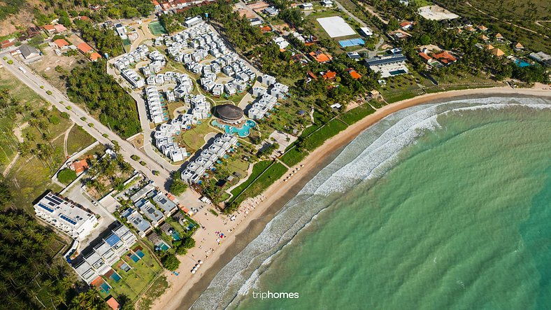 Casa de Luxo Pé na Areia, Maldivas em Milagres/AL