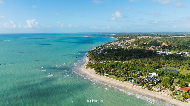 Casa de Luxo Pé na Areia, Maldivas em Milagres/AL