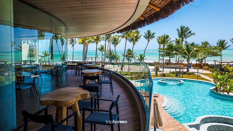 Casa de Luxo Pé na Areia, Maldivas em Milagres/AL