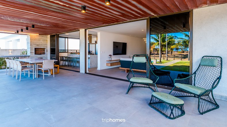 Refugio de Luxo Pé na Areia nas Piscinas Naturais